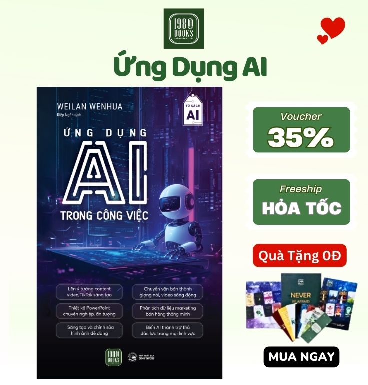 Sách - Ứng Dụng AI Trong Công Việc (Weilan Wenhua)