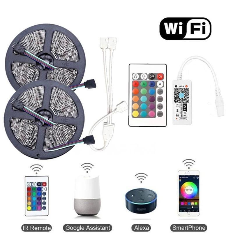 Bộ Điều Khiển Đèn Led 2835/5050 RGB Kết Nối Wifi - Điều Khiển Bằng App Magic Home và điều khiển hồng ngoại 24, 44 phím