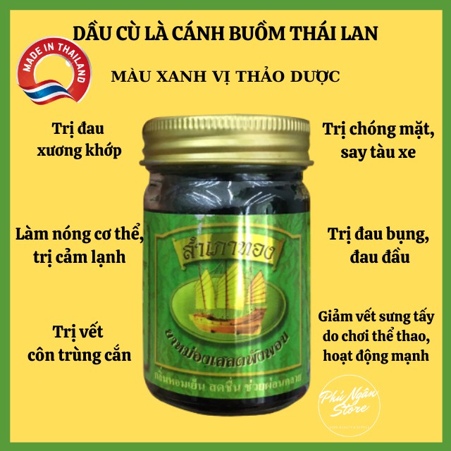 Dầu Cù Là Cánh Buồm Thái Lan 50g