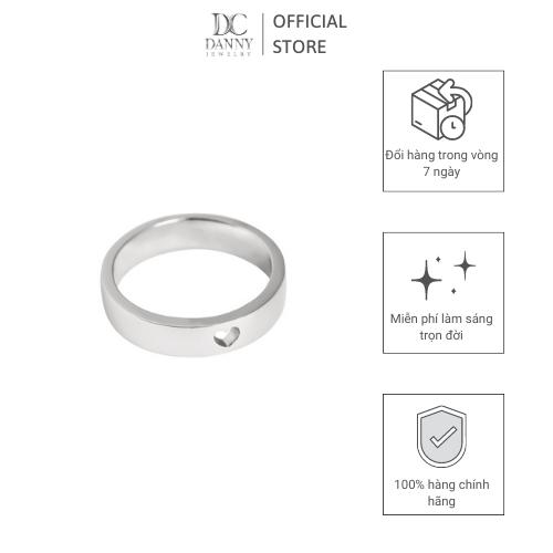Nhẫn Nam Bạc 925 Danny Jewelry Xi Bạch Kim Cao Cấp JIOG0001