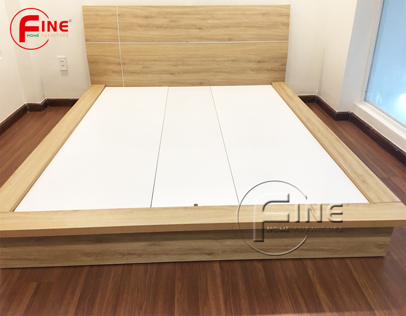 Giường Kiểu Nhật FINE FG054 (160cm x 200cm) phong cách hiện đại sang trọng