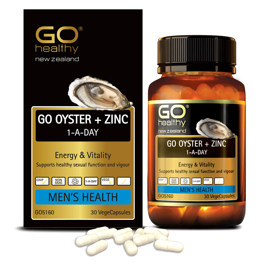 GO OYSTER + ZINC 1-A-DAY 30 VIÊN - Tinh chất hàu nhập khẩu chính hãng GO Healthy New Zealand