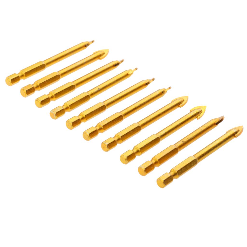Hex Shank Ceramic Tile Glass Drill Bits Quick Bit Set