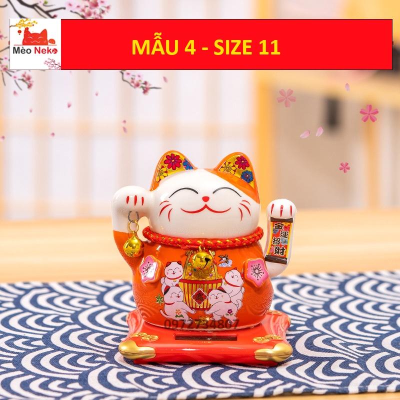 MÈO THẦN TÀI VẪY TAY NĂNG LƯỢNG MẶT TRỜI