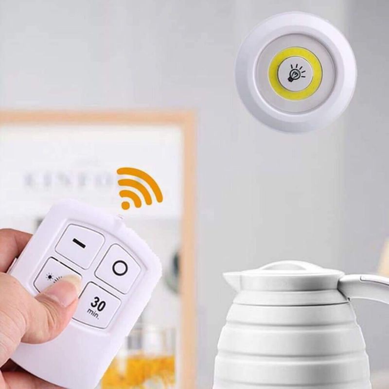 Bộ 3 Đèn Led Mini Chiếu Sáng Thông Minh Không Dây - Dán Tường