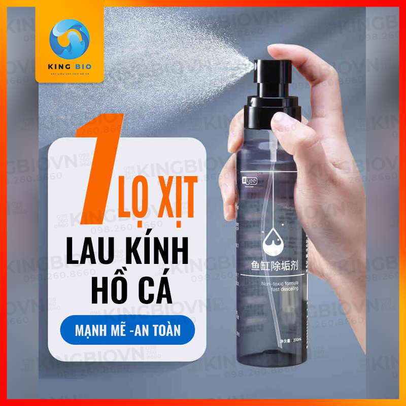 Dung dịch tẩy cặn bẩn cao cấp Yee – tẩy cặn bẩn nhanh không gây hại cho cá