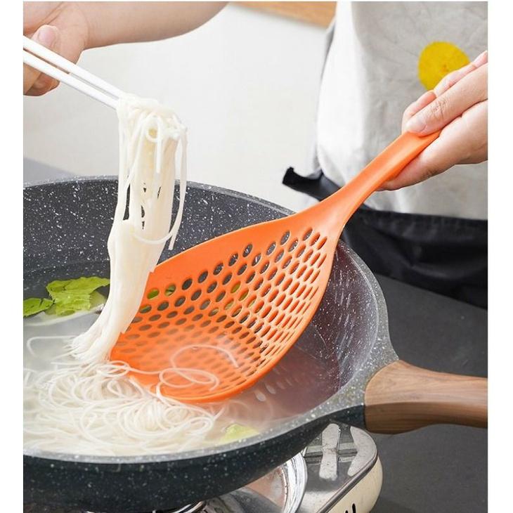 Vá vớt mì phở bún miến, muôi vớt đồ ăn, rau củ dạng lưới cỡ lớn