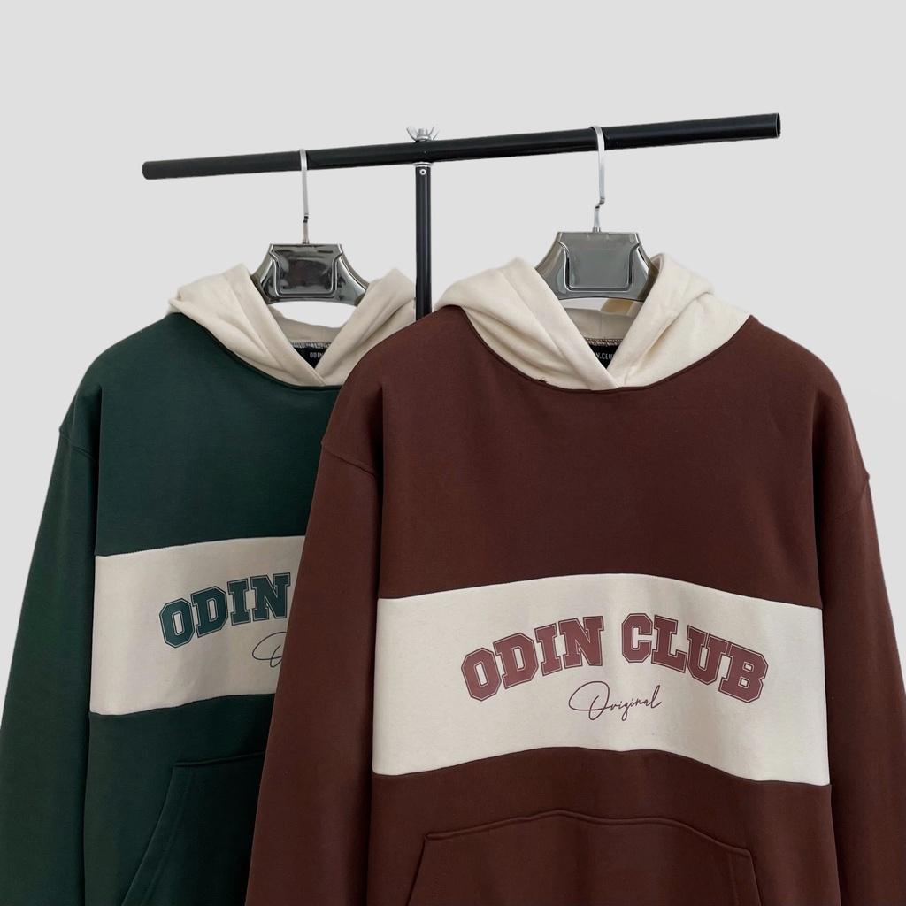 Áo Hoodie oversize ODIN CLUB Striped Original, Áo hoodie form rộng nam nữ ODIN, Local Brand ODIN CLUB