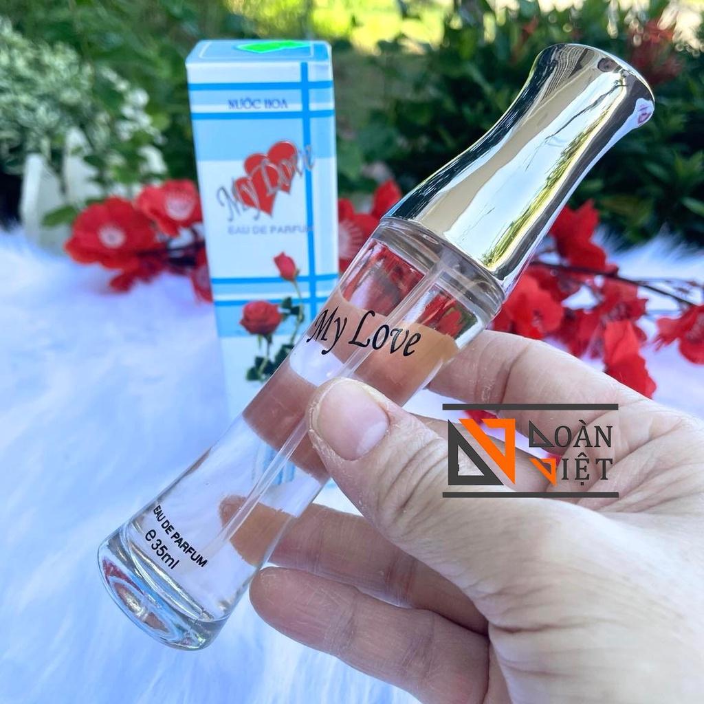 Nước Hoa, Dầu thơm Mylove Quang Đức 35ml - Quyến rũ, nhẹ nhàng, sang trọng. Lưu hương lâu