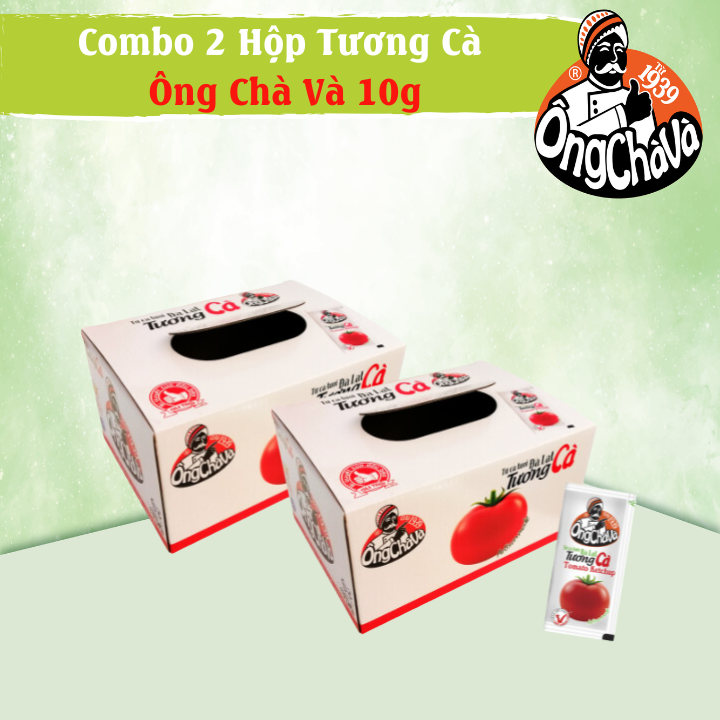 Combo 2 Hộp 240 Gói Tương Cà Ông Chà Và 10gr (Tomato Ketchup)