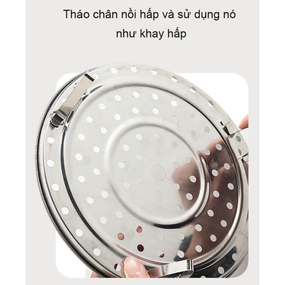 Bộ 4 Giá để hấp rau bằng thép không gỉ