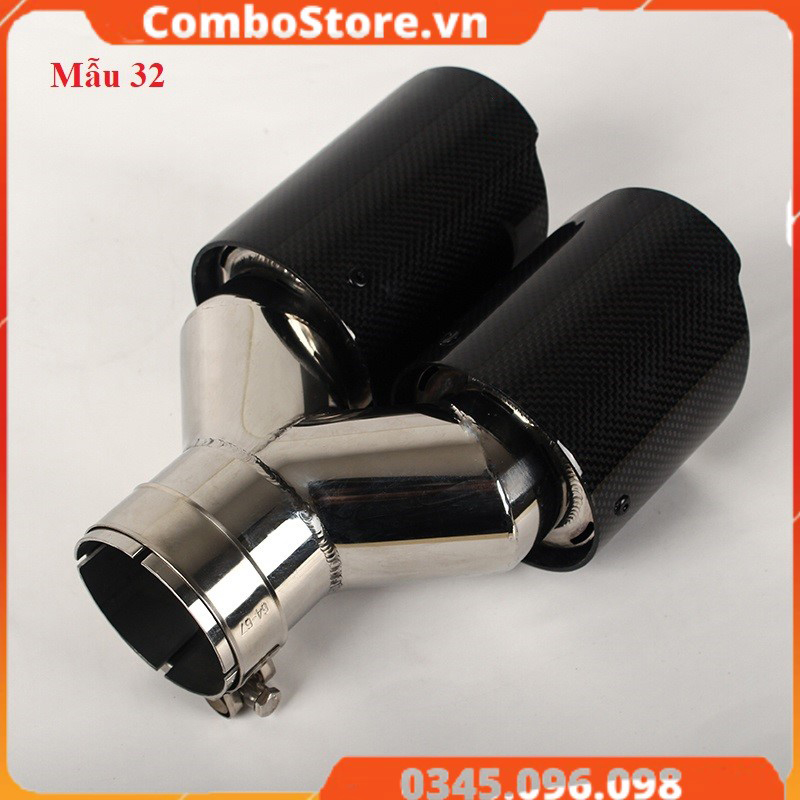 Chụp ống xả - chụp ống pô ô tô xe hơi Carbon cao cấp siêu thể thao - Mẫu 32