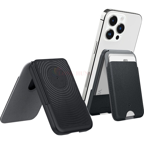 Ví kiêm đế Magsafe Spigen Caseology Nano Pop Card Holder - Hàng chính hãng