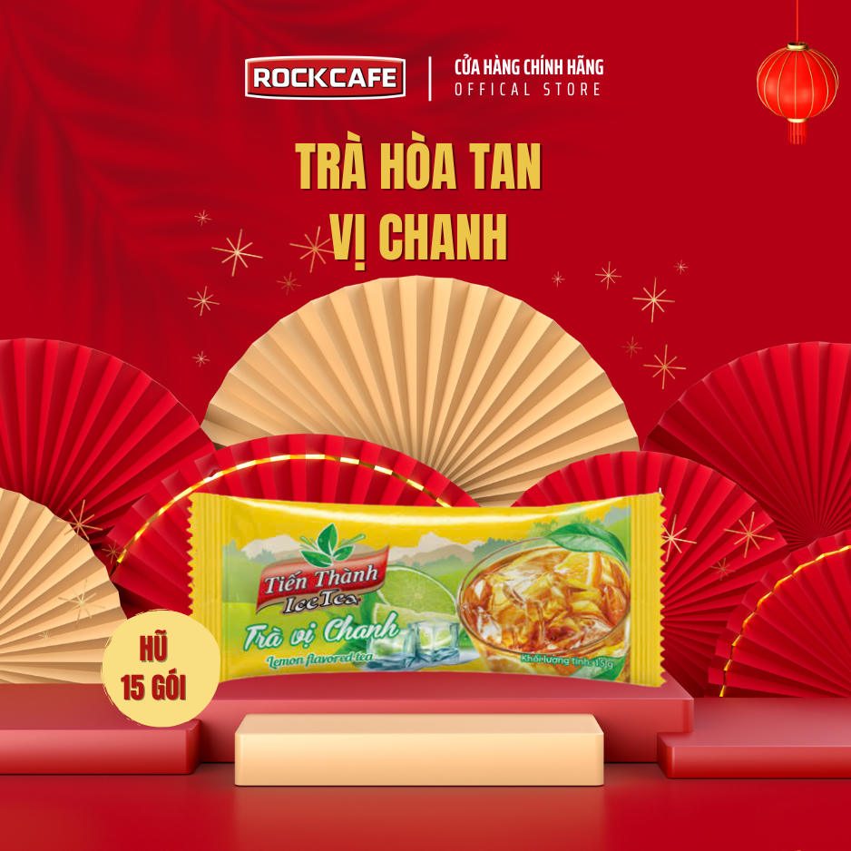 TRÀ HÒA TAN TIẾN THÀNH VỊ CHANH (HŨ 15 GÓI X 15 GRAM)