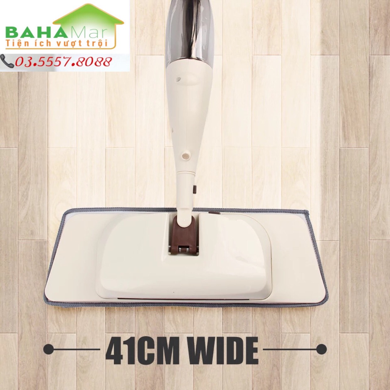 CÂY LAU NHÀ MA THUẬT 4 TRONG 1 "BAHAMAR" chỉ cần 1 cây lau đủ chức năng quét, hót, xịt nước làm ẩm và lau sạch sàn nhà