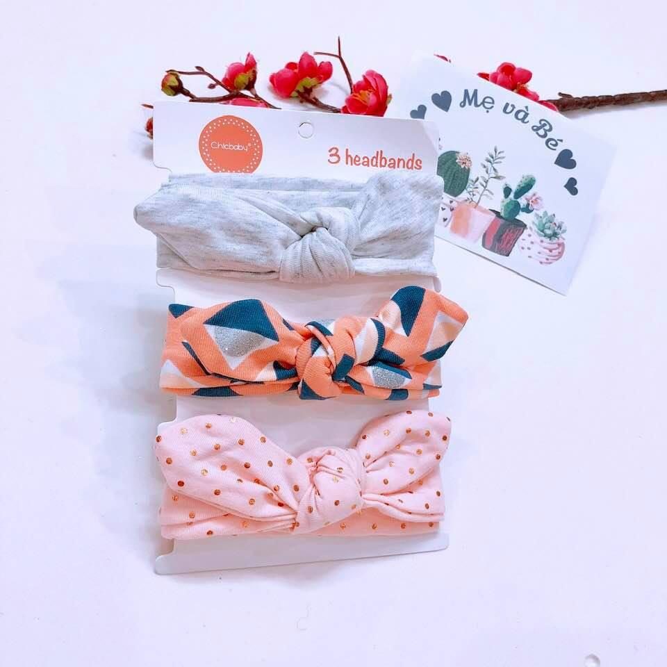 Băng đô Chicbaby cho bé - Set 3 chiếc Mimo baby