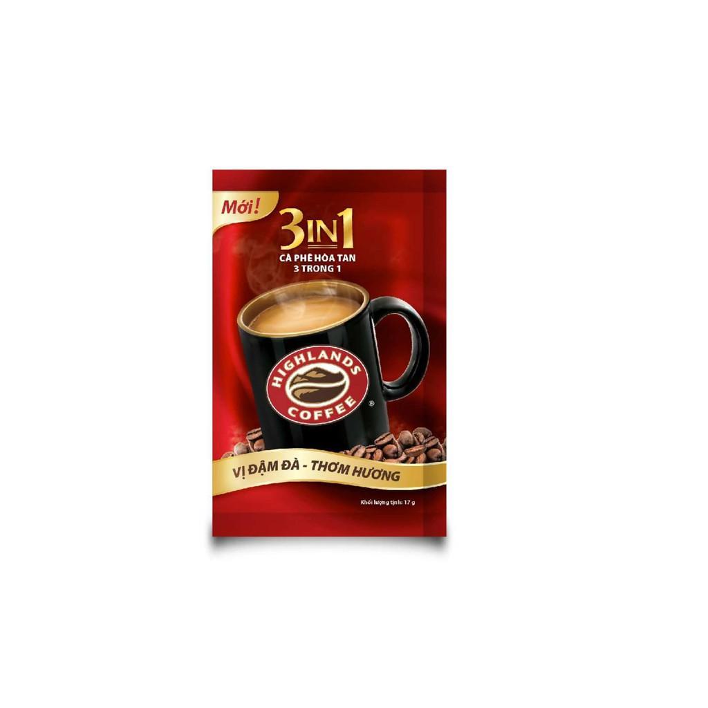 Cà phê hòa tan 3in1 HIGHLANDS COFFEE 50 gói x 17g