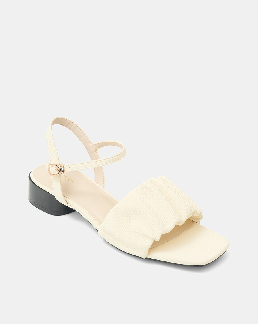 Giày Sandal Nữ 3cm Thời Trang JUNO Quai Ngang Bèo Nhún SD03070