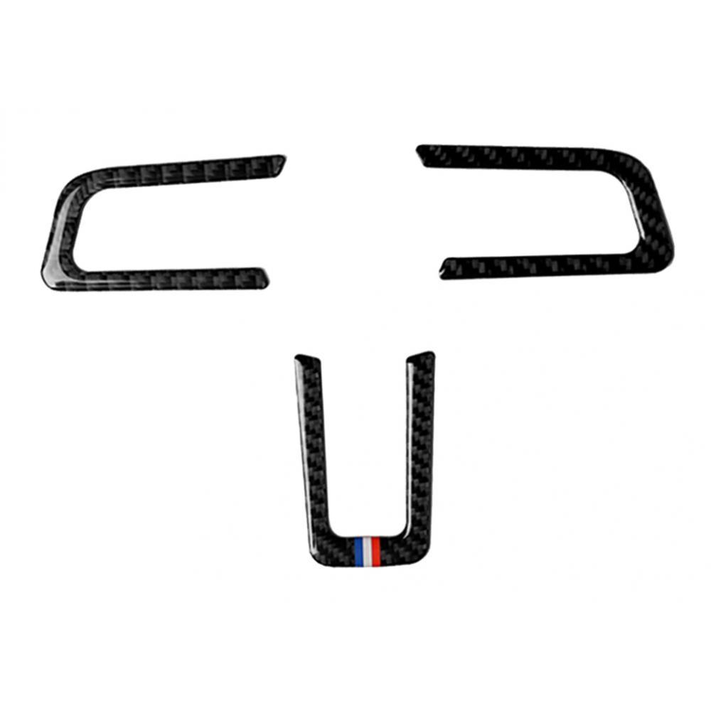 Inner Car Steering Wheel Covers Trim Panel Sticker for   2015-17