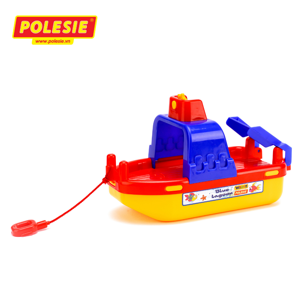Đồ chơi tàu thuỷ vận chuyển Lagoon Wader Toys Polesie 41524 - Hàng chính hãng nhập khẩu châu âu