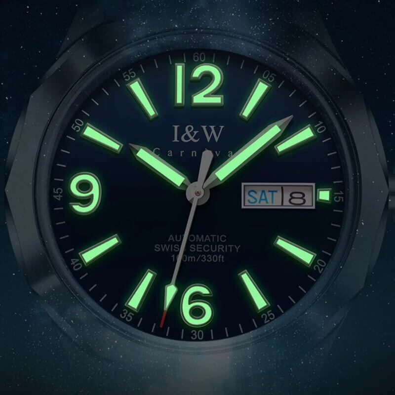 Đồng hồ nam chính hãng IW CARNIVAL IW550G-4 Kính sapphire ,chống xước,Chống nước ,Bảo hành 24 tháng,Máy cơ (Automatic),Dây kim loại thép không gỉ 316L,thiết kế đơn giản