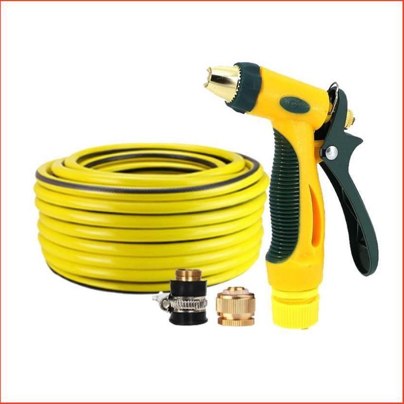 Bộ dây vòi xịt nước rửa xe, tưới cây tăng áp 3 lần,loại 3-5M 206317