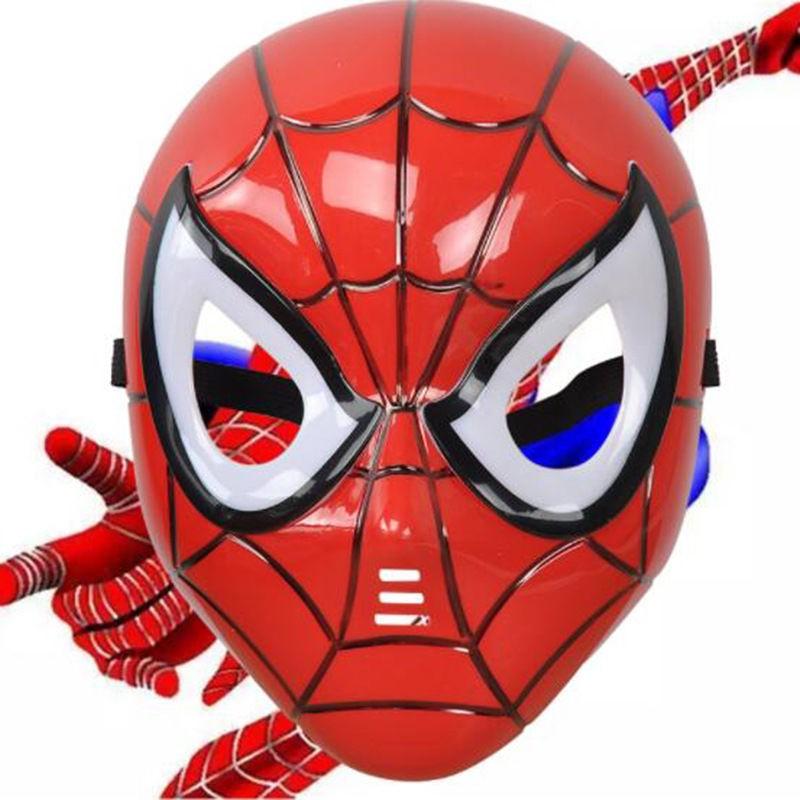 Mặt nạ hóa trang người nhện spiderman phát sáng