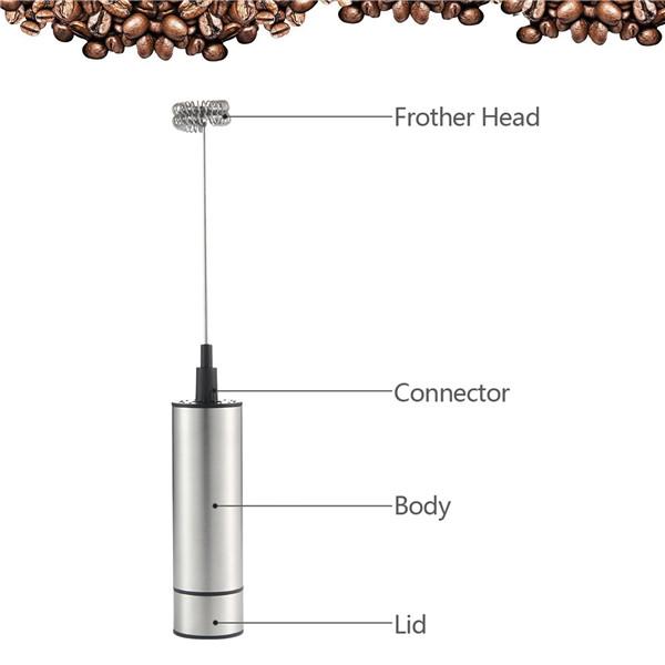 Điện Cầm Tay Sữa Frother Foamer Đôi Mùa Xuân Ba Mùa Xuân Whisk Đầu Khuấy Máy Xay Sinh Tố Mixer Khuấy Khuấy Cà Phê Công Cụ Sản Xuất
