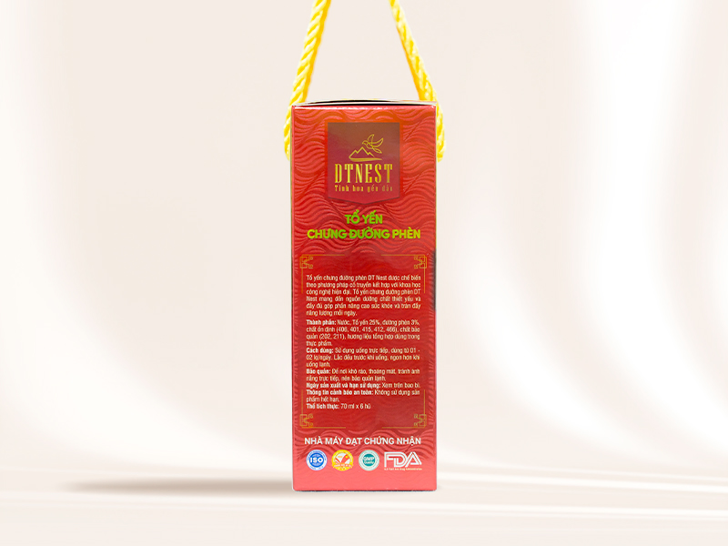 Yến Chưng Đường Phèn DTNEST - Lốc 6 Hũ - Bồi Bổ Sức Khỏe