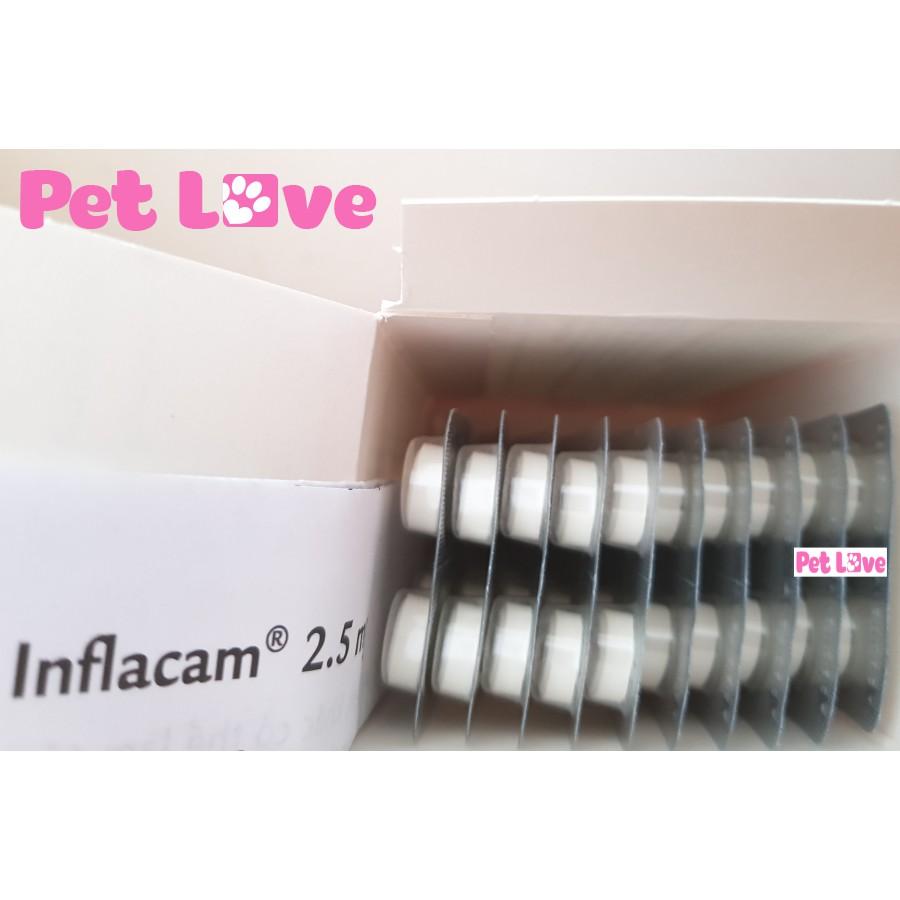 Inflacam 2,5mg kháng viêm, giảm đau trên chó (1 hộp x 100 viên)