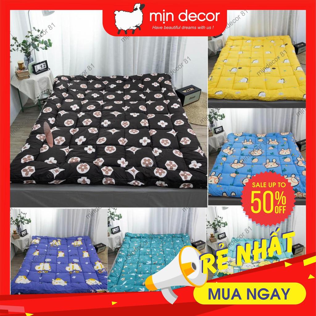 Tấm Topper Topper Hoa LV Nệm Cao Cấp - Thiết Kế Mịn Décor