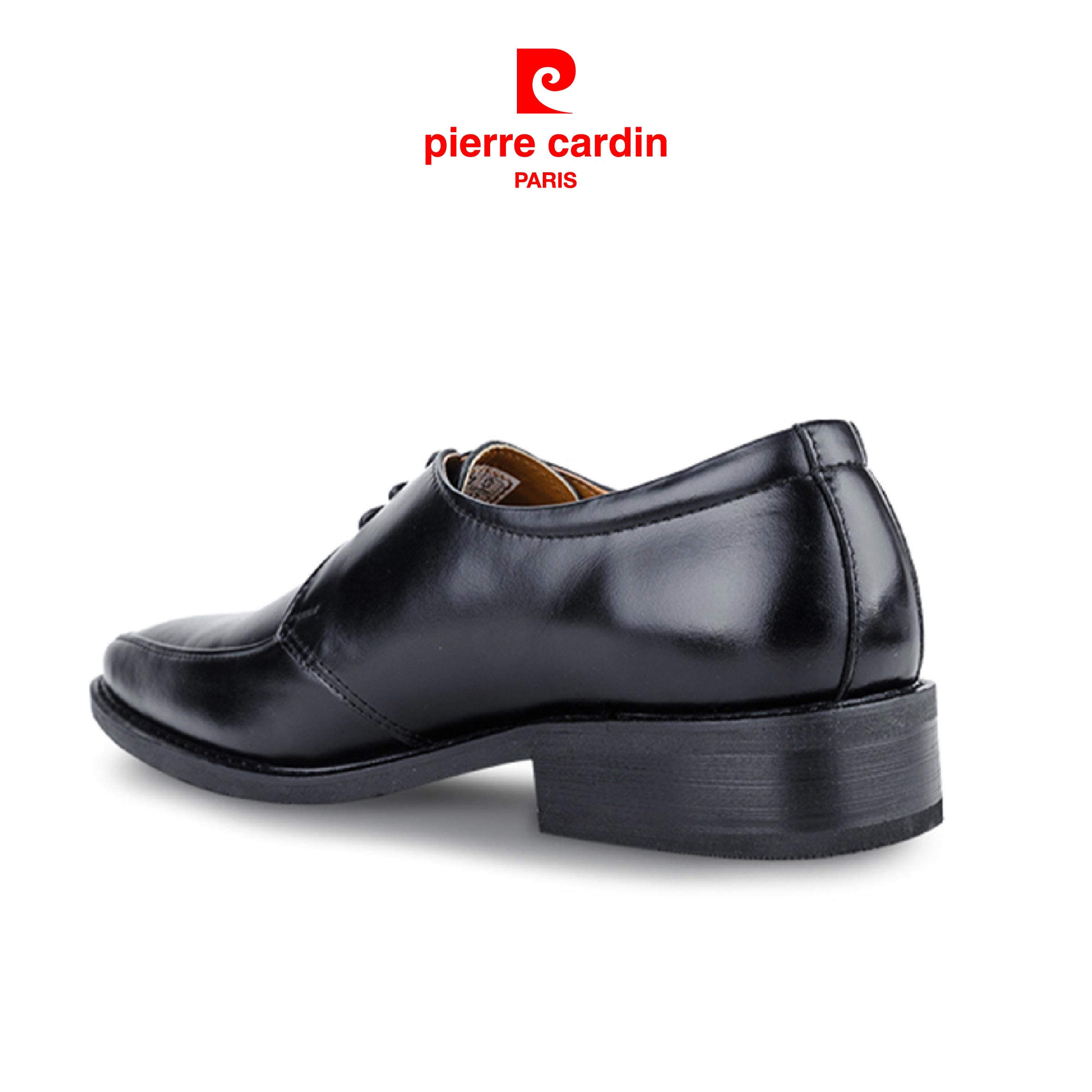 Giày Da Pierre Cardin Black Derby Cement  PCMFWLE0 043BLK