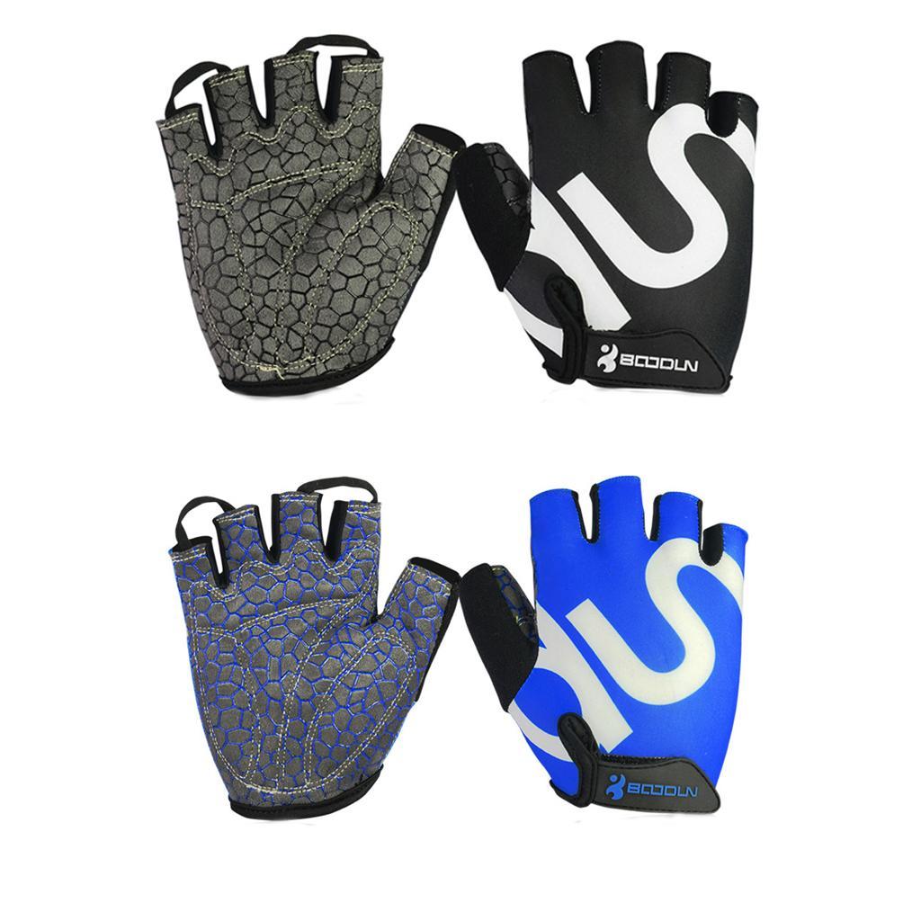 Cycling Gloves Half Finger Bike Bicycle Gloves Gel Mountain Road Bike Riding Gloves for Men and Women