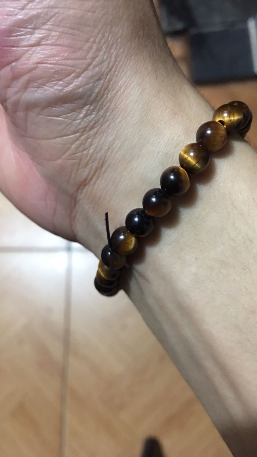 Vòng Tay Đá Mắt Hổ Vàng 8MM