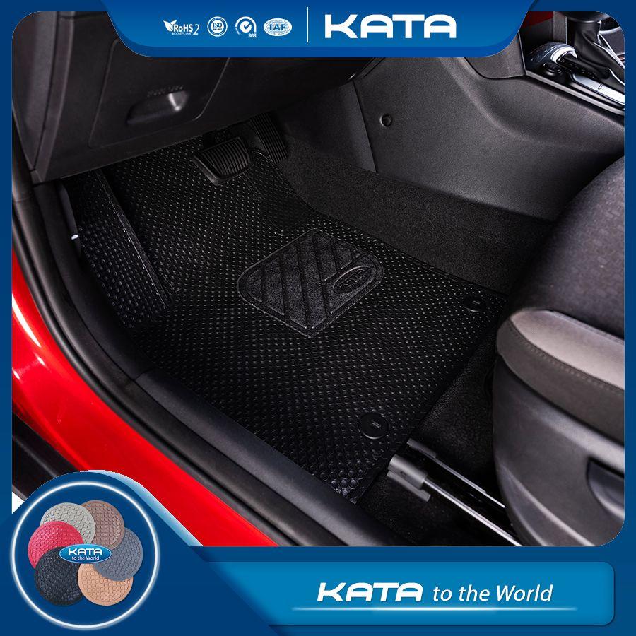 Thảm lót sàn ô tô KATA cho xe Hyundai Kona - Phiên Bản KATA Pro- Khít với sàn xe, Không thấm nước, Không mùi