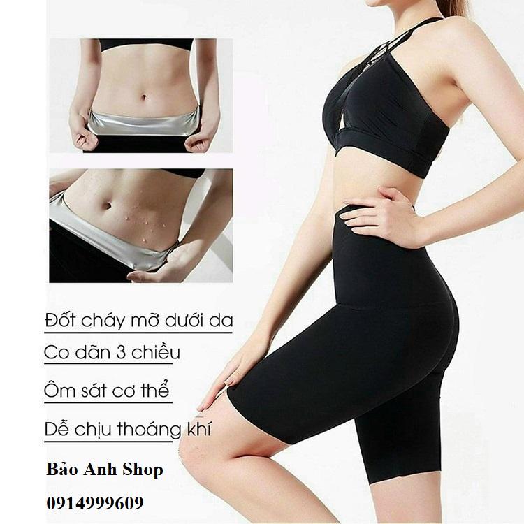 Quần sinh nhiệt tan mỡ bụng ôm bụng dạng lửng