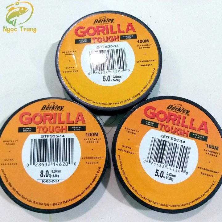 Cước Câu Cá Gorilla 100m, Dây Câu Cá Tải Cá Tới 25kg Siêu Bền-GLL113