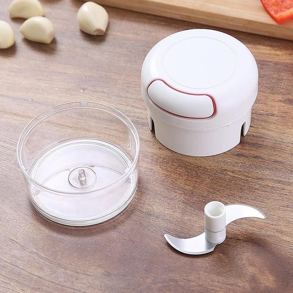 Máy xay tỏi ớt cầm tay Mini Food Chopper (cối xay kéo tay)