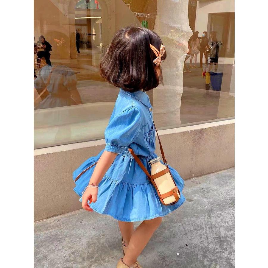 Set váy bé gái size đại áo phối chân váy dễ thương có chip trong cho bé 13kg đến 45kg