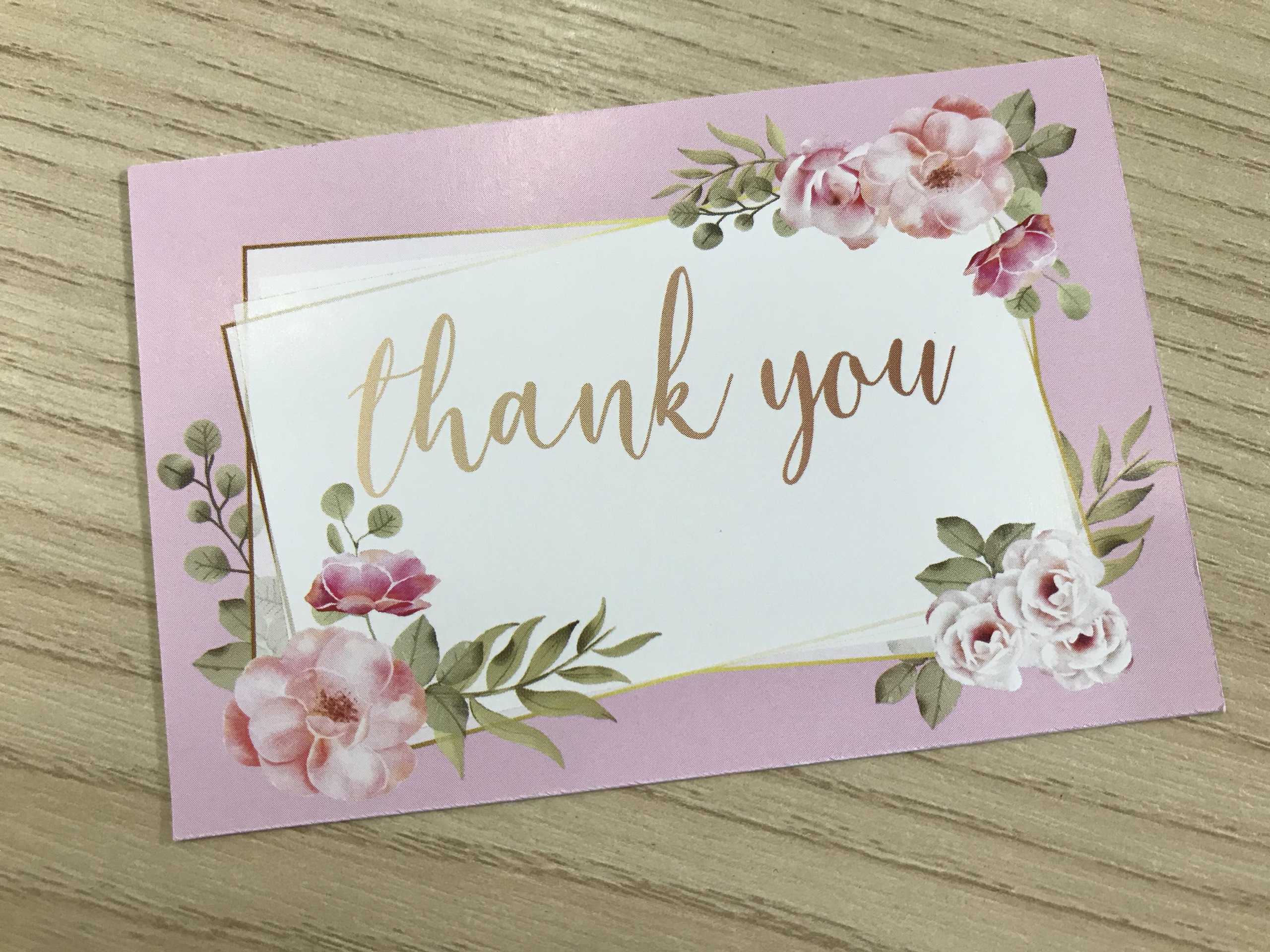 Thank You Card_Thẻ Cảm Ơn Dành Cho Shop Combo 200 Cái