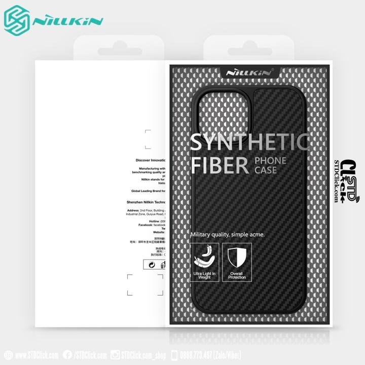 ỐP LƯNG DÀNH CHO ĐIỆN THOẠI IPHONE 13 NILLKIN SYNTHETIC FIBER
