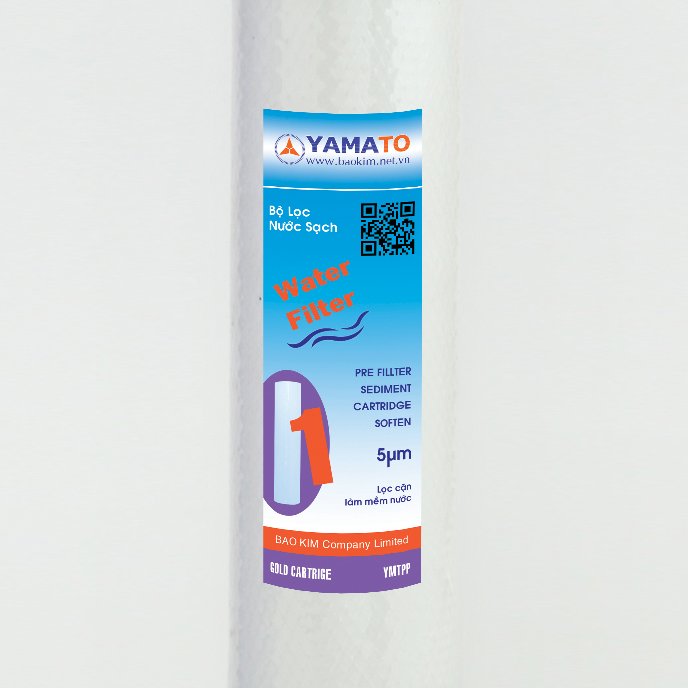 Bộ lọc nước sinh hoạt 1 cấp lọc 10inch Yamato YMTH10-1X