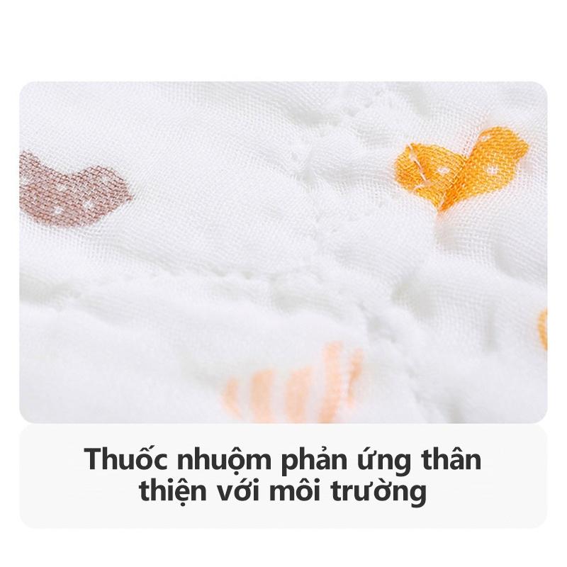 [Einmilk.ân ninh]Khăn tắm cho trẻ mới biết đi / trẻ sơ sinh siêu mềm 6 lớp 100% cotton nhanh khô thấm hút cao QBTS