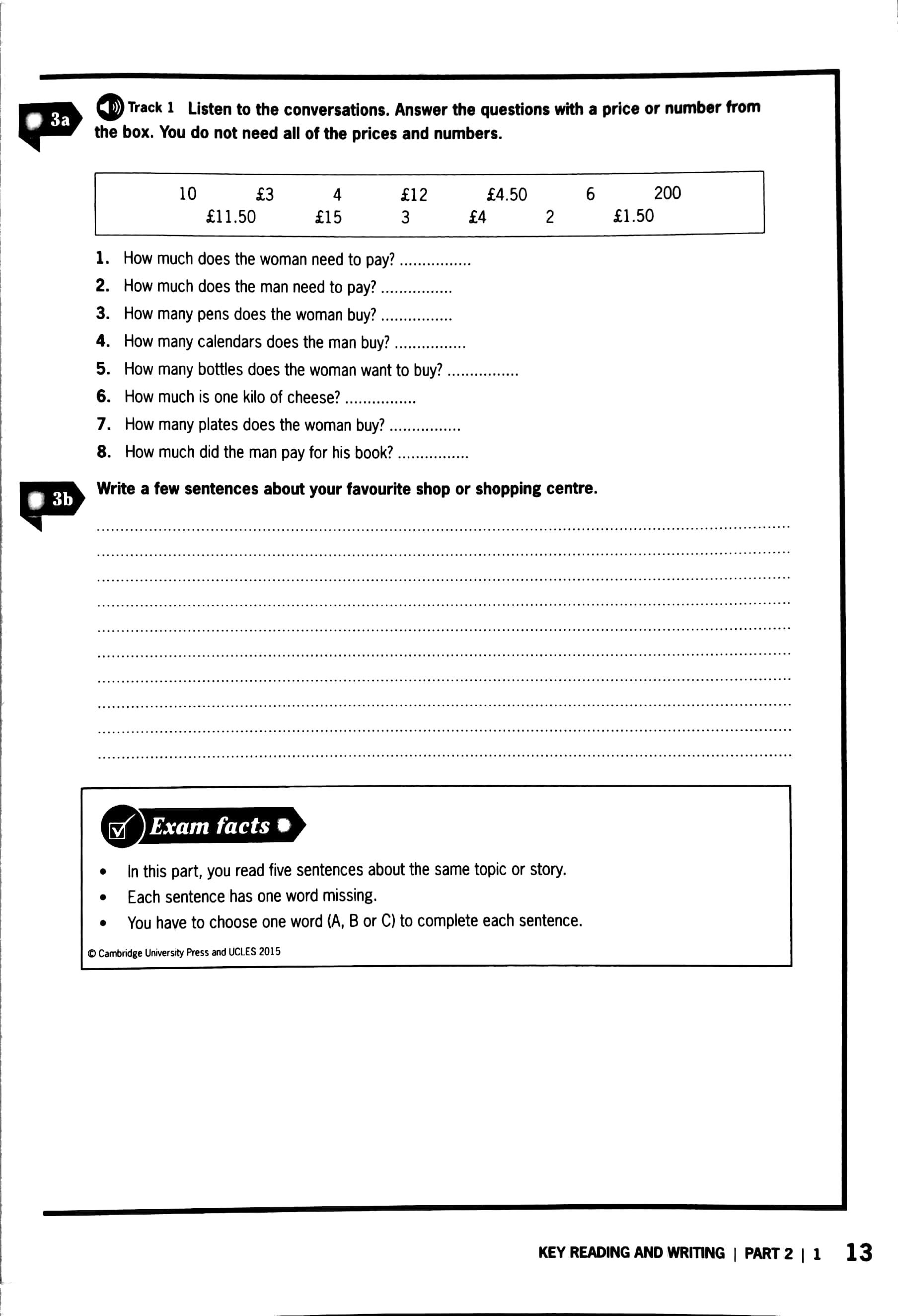 Cam English Exam Booster for Key and Key for Schools SB w/o Ans w Audio