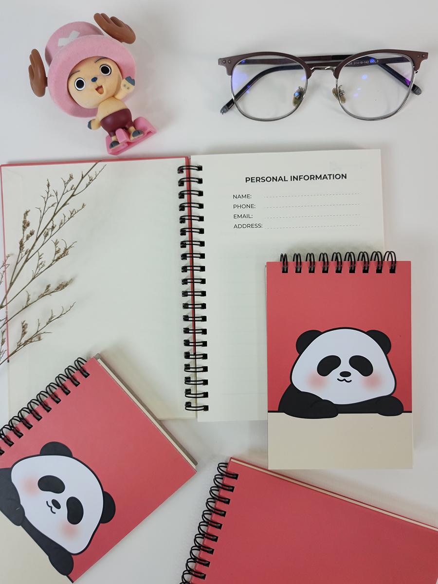 Sổ Lò Xo A5 - Kẻ Ngang 160 Trang 15 x 21 cm 80gsm - Panda - The Sun 01