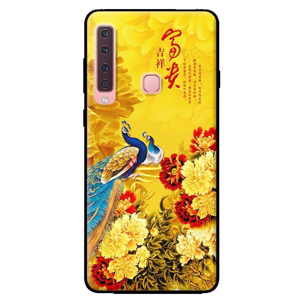 Ốp lưng in cho Samsung Galaxy A9 2018 mẫu Công Và Hoa - Hàng chính hãng