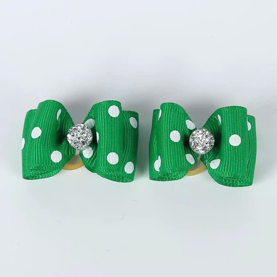 NƠ KẸP TÓC SANG TRỌNG NHIỀU MÀU DỄ THƯƠNG MÃ 15 XINH XẮN CHO THÚ CƯNG CHÓ MÈO