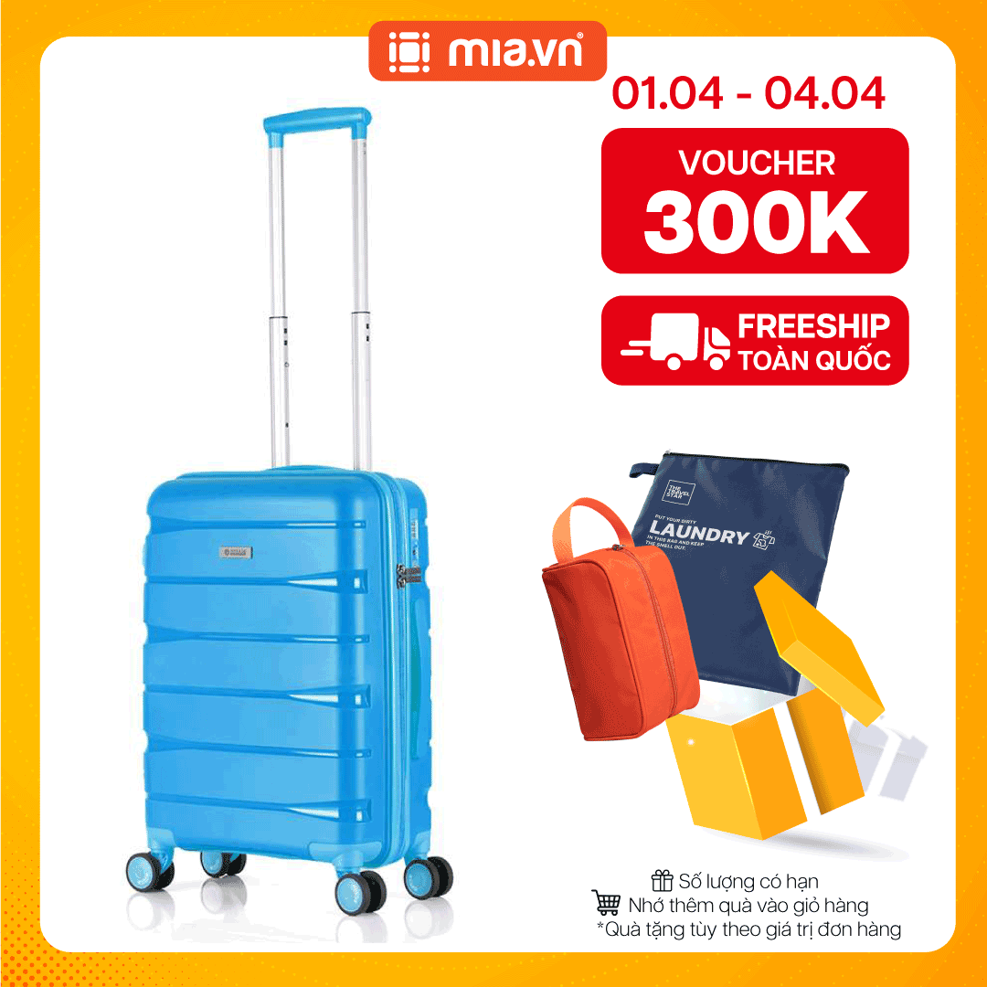 Vali Kéo MIA Du Lịch Pisani DORADO 3 size 20/24/28 Chống Va Đập Tốt - Bảo Hành Trọn Đời