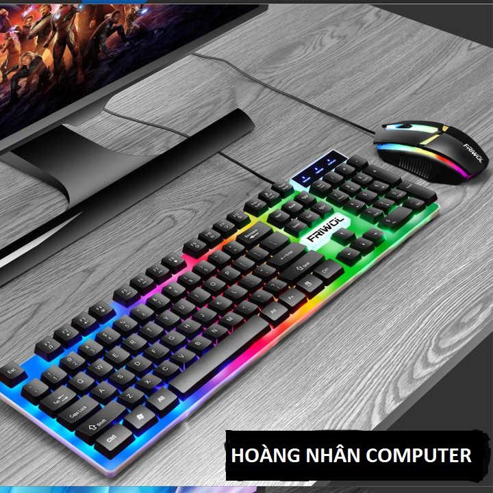 Bộ bàn phím và chuột FRIWOL W10 chuyên Game Led 7 màu