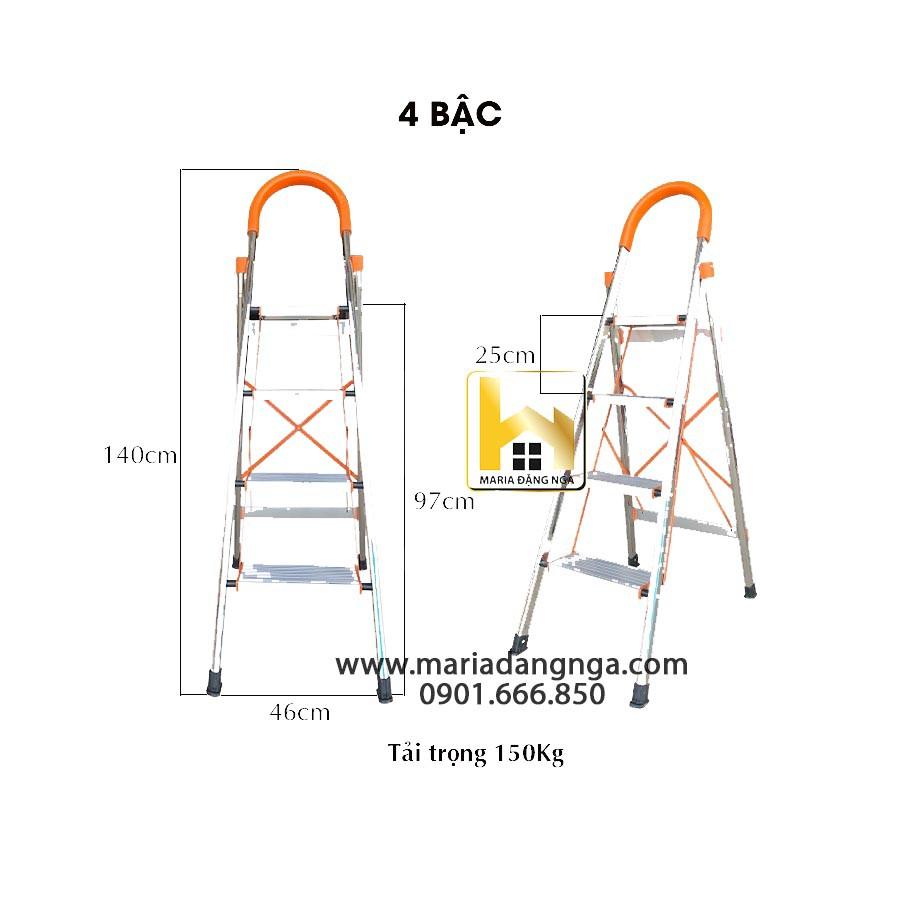 Thang ghế 4 bậc, thang thắp hương,thang thắp nhang,thang xếp gọn,thang chữ A,thang nhôm bậc,thang ghế inox